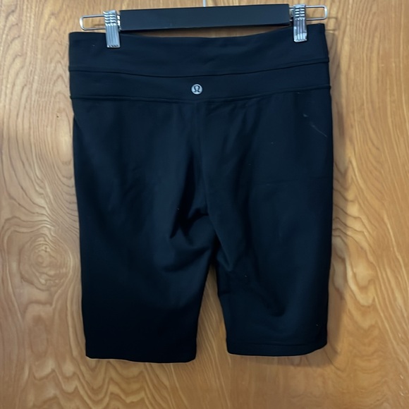 lululemon athletica Pants - LULULEMON Black Performance Athletic Shorts 6
